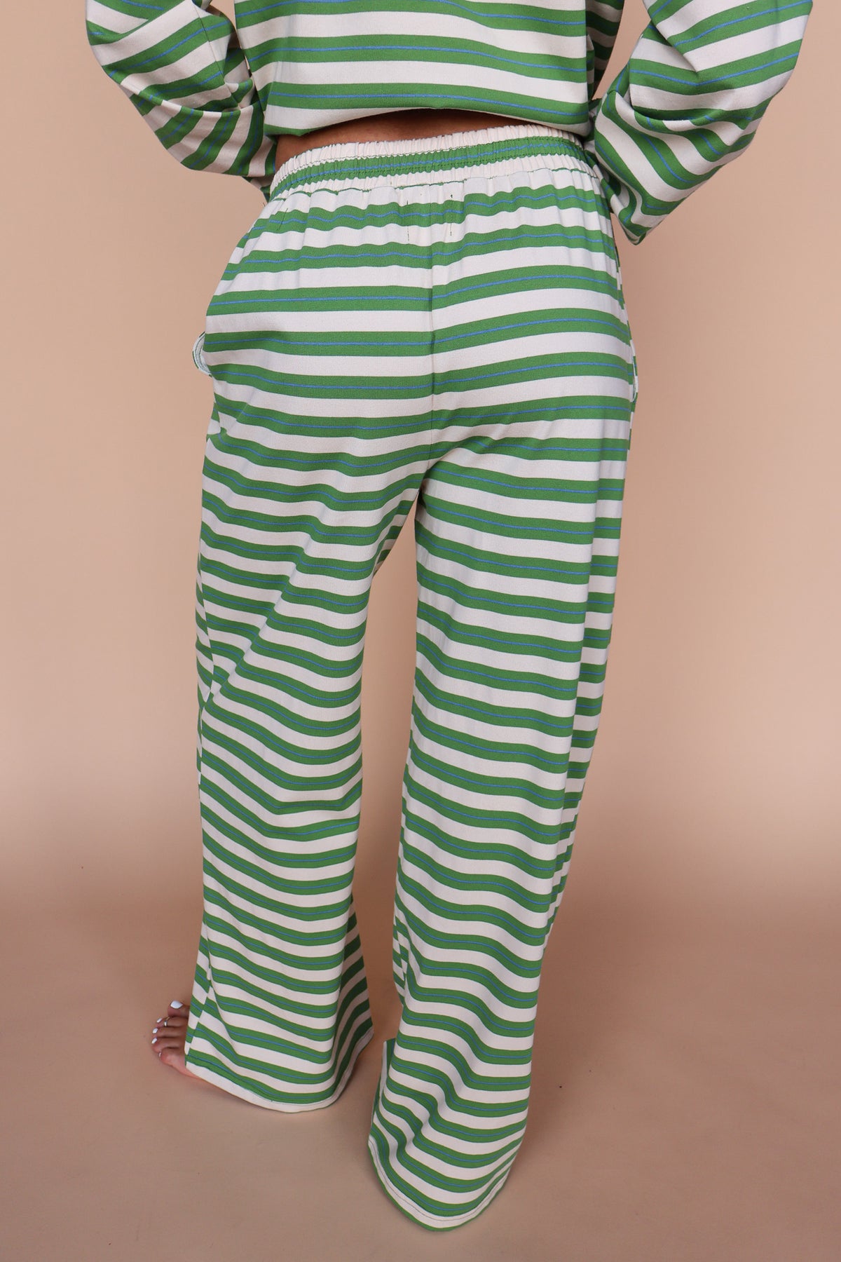 Bennett Stripe Pants in Green