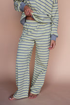 Bennett Stripe Pants in Yellow