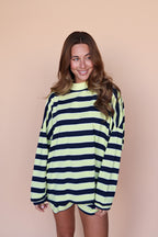 Lemon Fizz Stripe Pullover