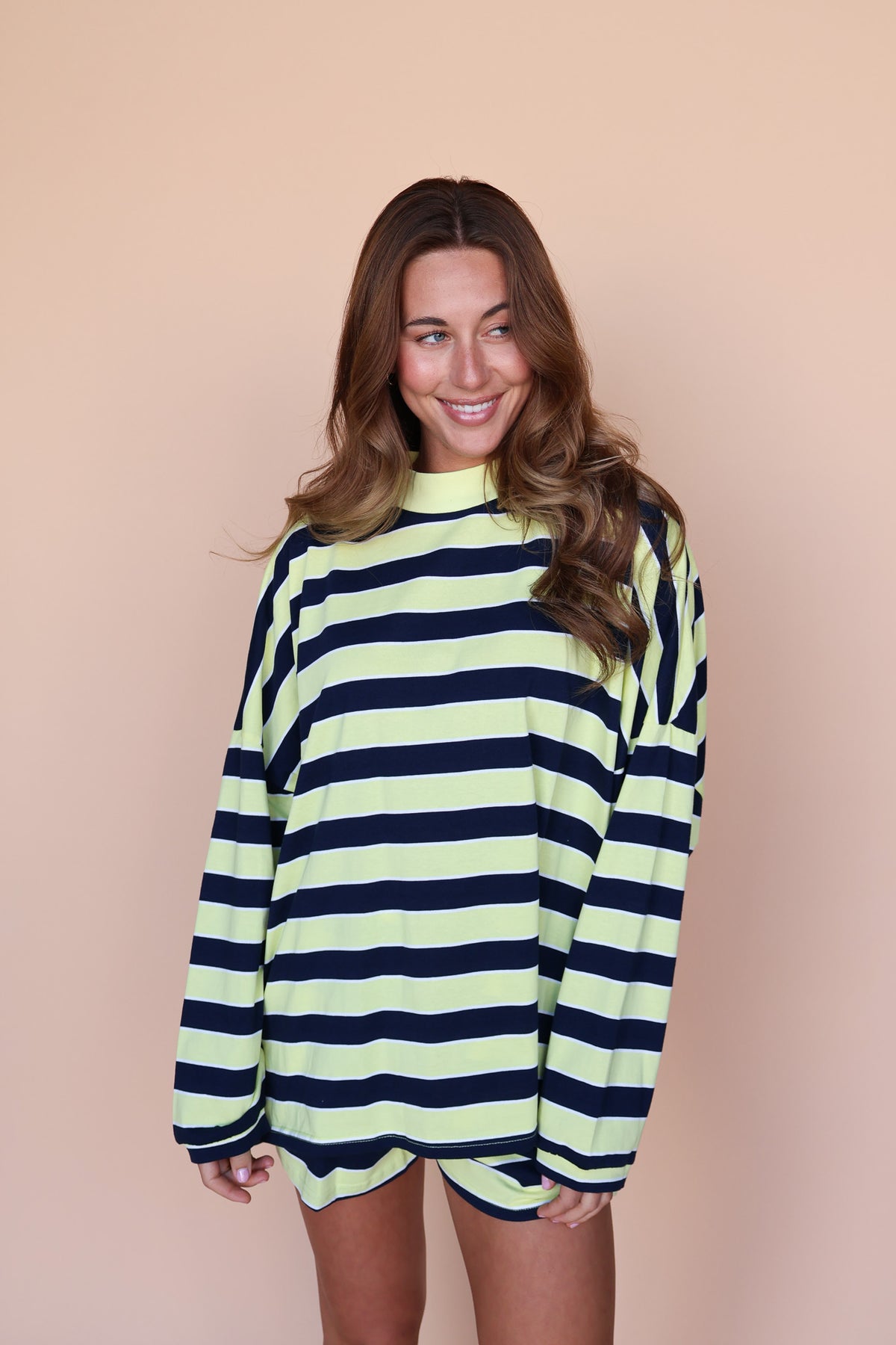 Lemon Fizz Stripe Pullover