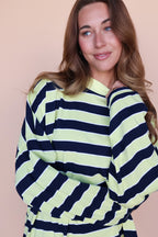 Lemon Fizz Stripe Pullover