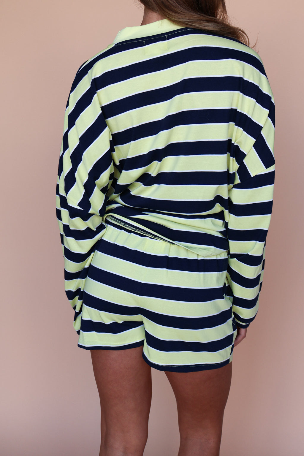 Lemon Fizz Stripe Shorts