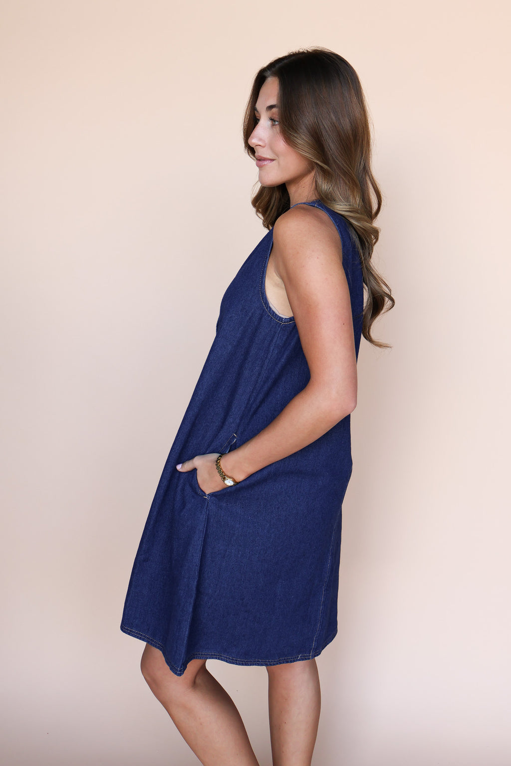 Josie Denim Shift Dress