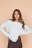 Rory Cable Knit Sweater in Oatmeal