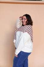 Sloane Layered Cardigan in Cream