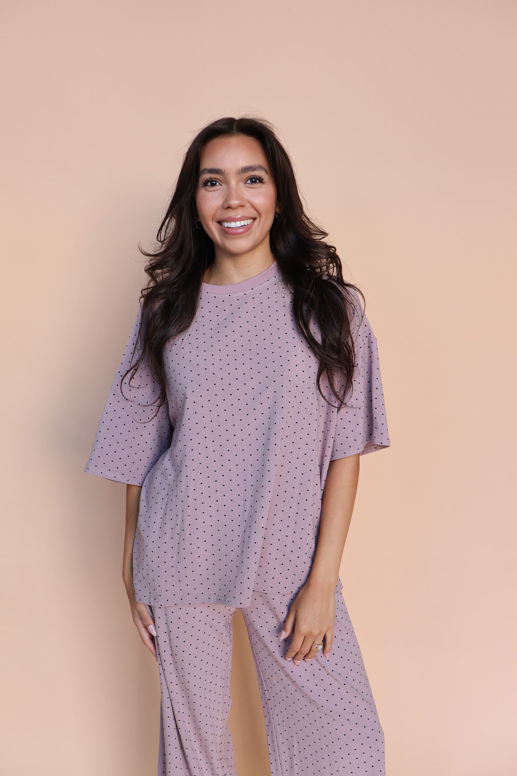 Fleece Polka Dot Tee