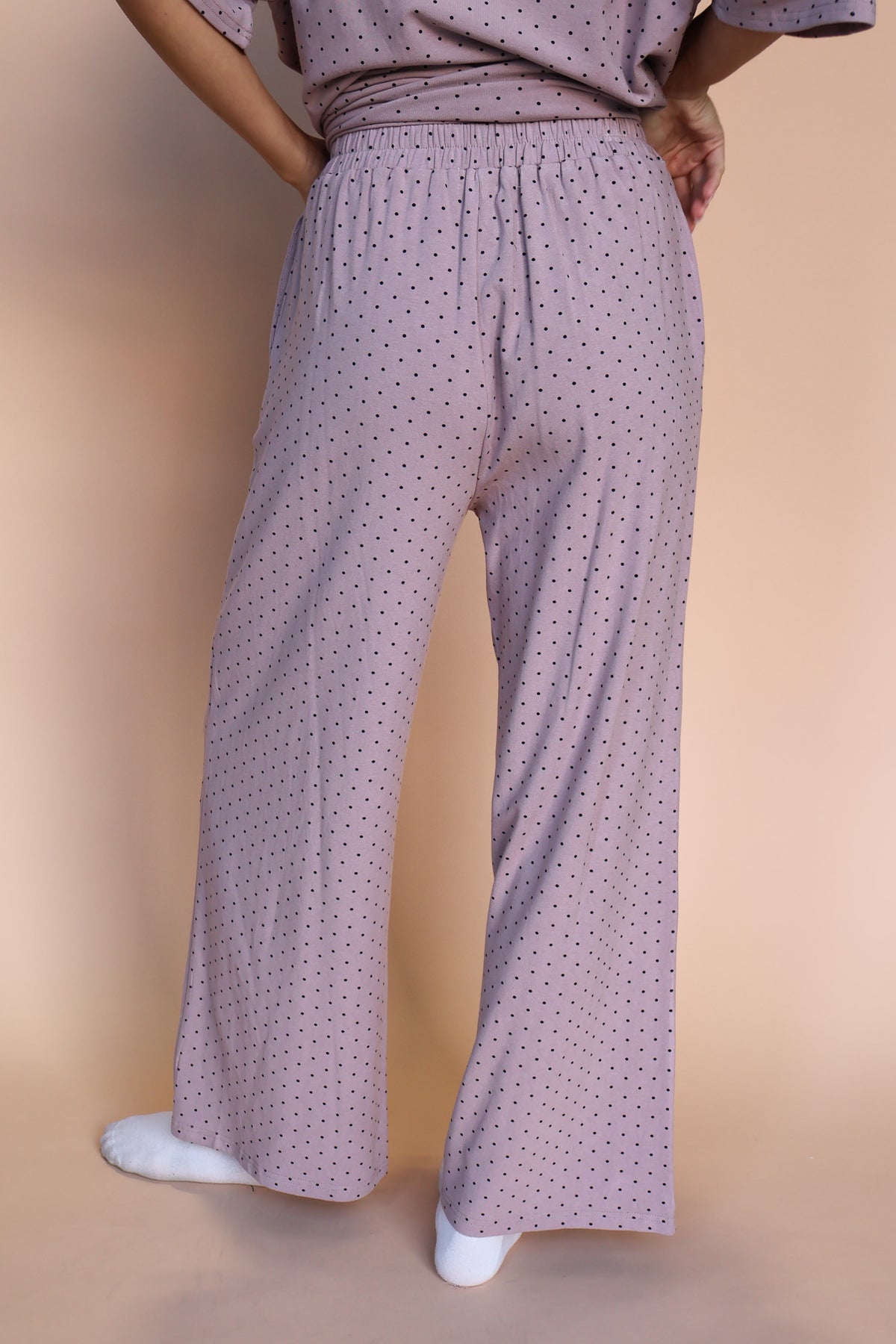 Fleece Polka Dot Pants