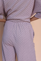 Fleece Polka Dot Pants