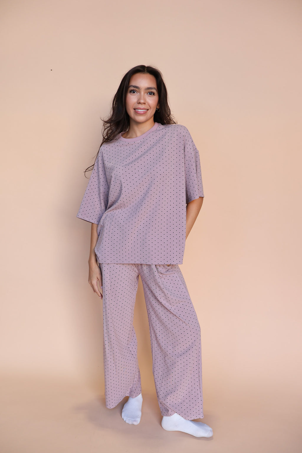 Fleece Polka Dot Tee