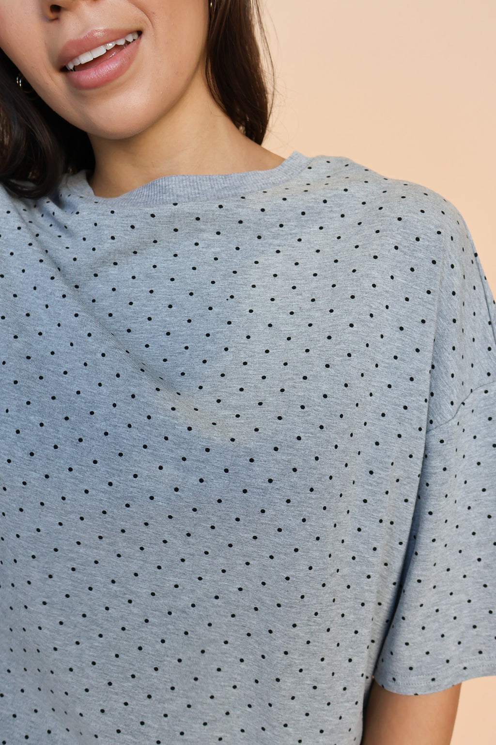 Fleece Polka Dot Tee