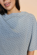 Fleece Polka Dot Tee