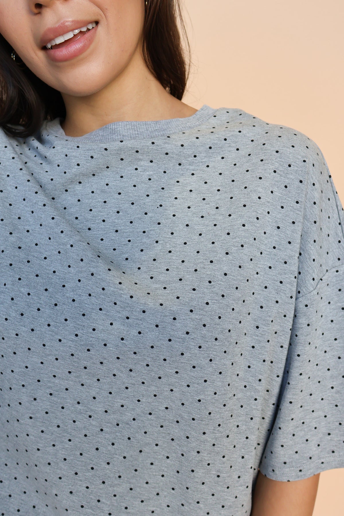 Fleece Polka Dot Tee