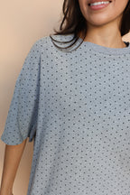 Fleece Polka Dot Tee