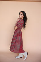 Hannah Plaid Midi