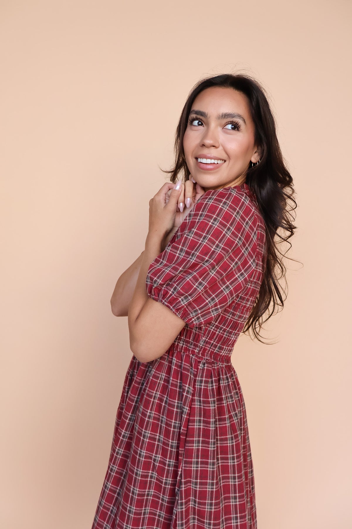 Hannah Plaid Midi