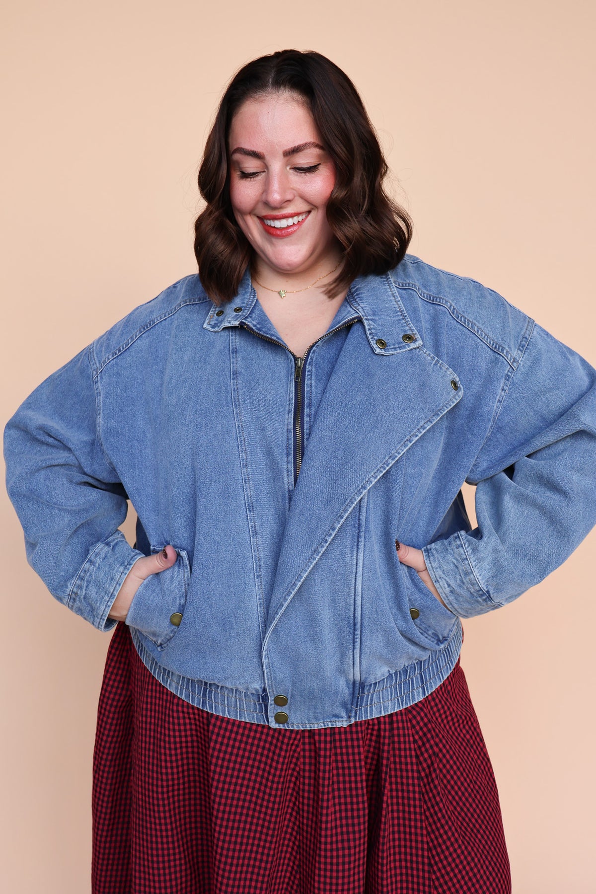 Denim Bomber Jacket Secondary image