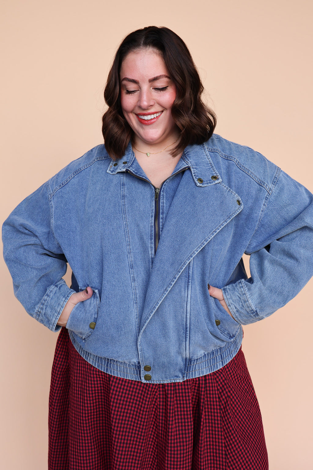 Denim Bomber Jacket