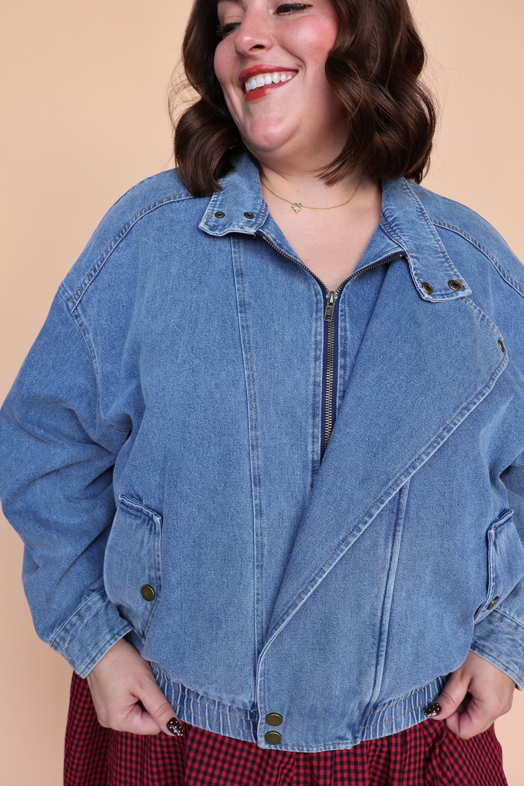 Denim Bomber Jacket