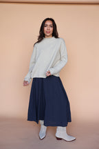 Piper Mock Neck Sweater in Oatmeal