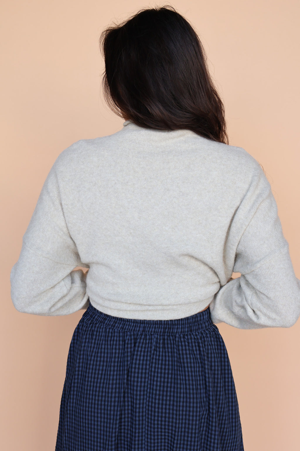 Piper Mock Neck Sweater in Oatmeal