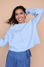 Maren Cardigan in Baby Blue