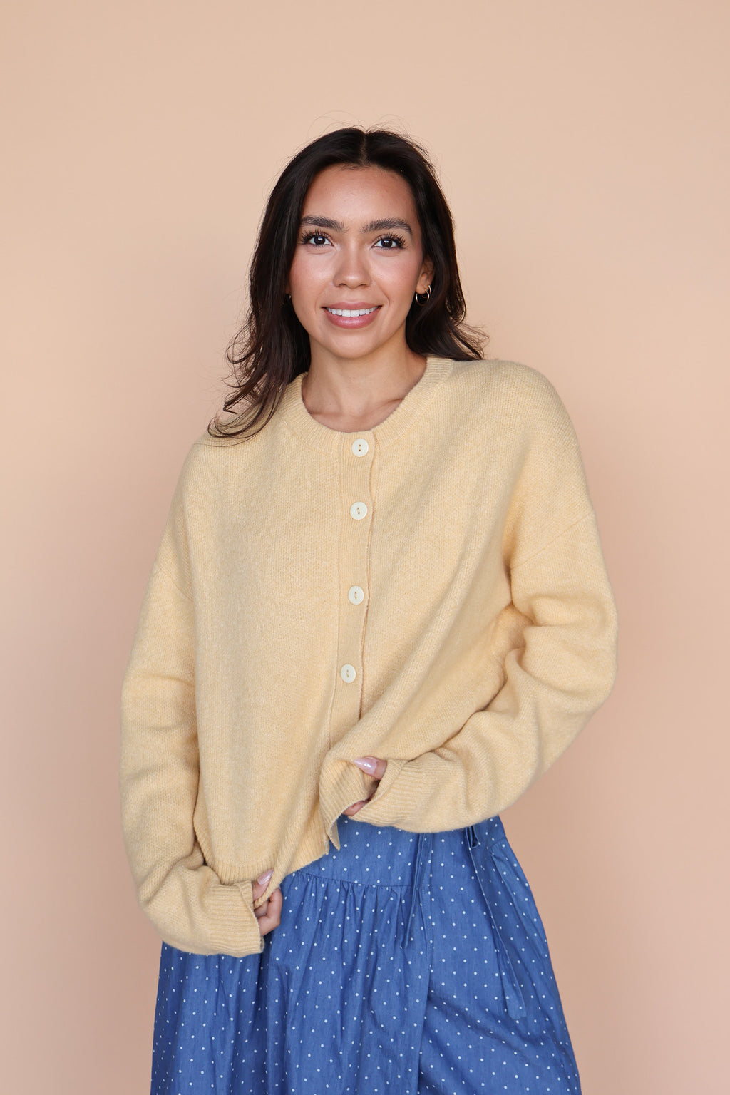 Maren Cardigan in Honey