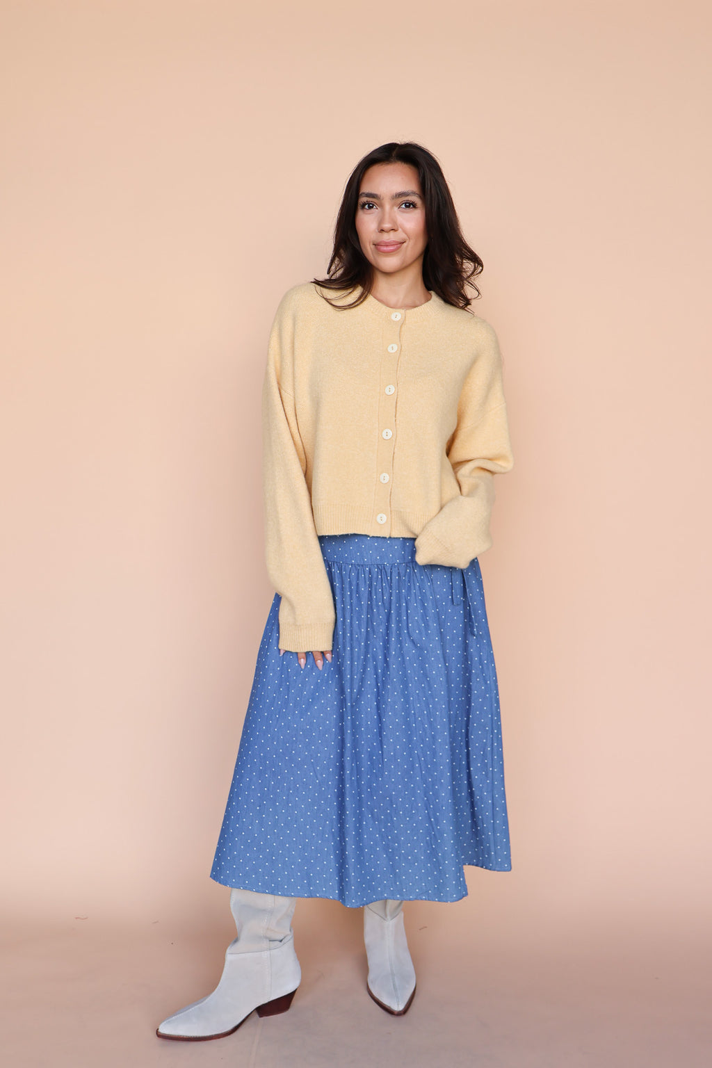 Maren Cardigan in Honey