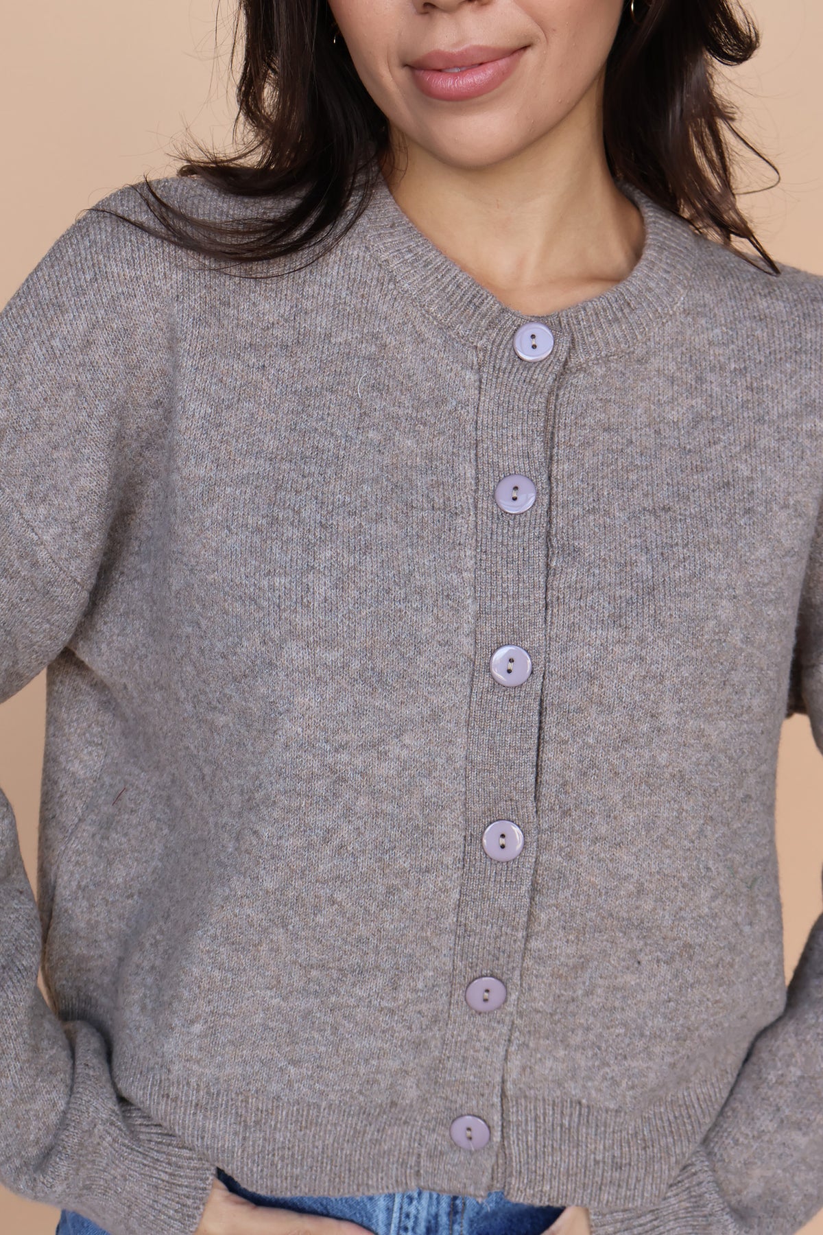Maren Cardigan in Mocha