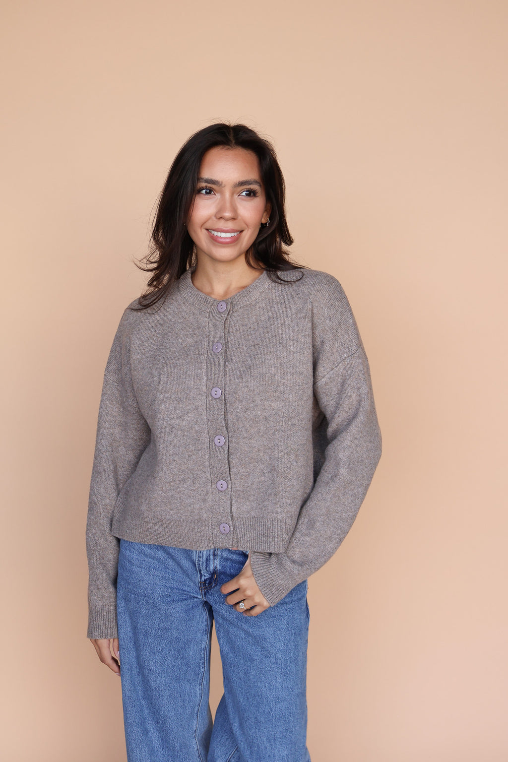Maren Cardigan in Mocha