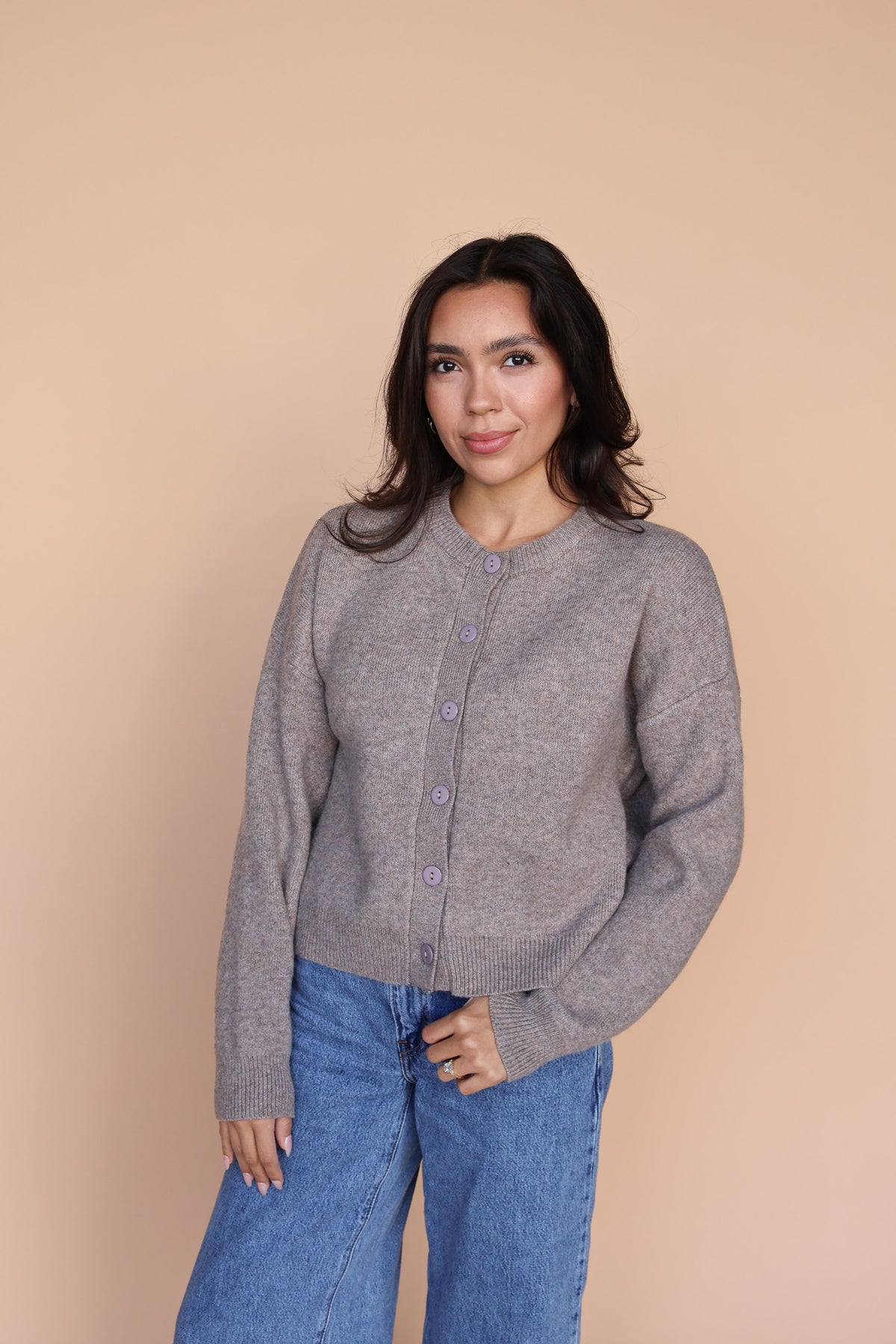Maren Cardigan in Mocha
