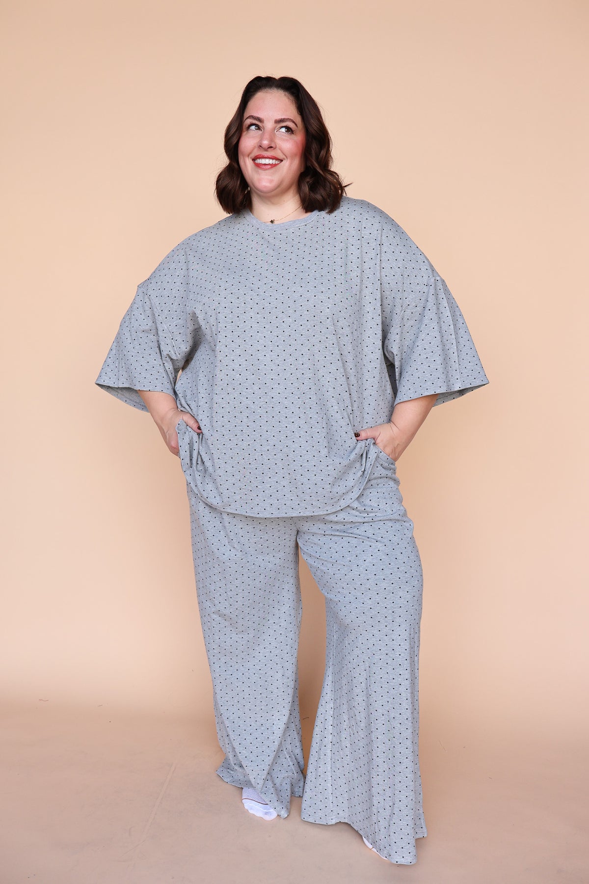 Fleece Polka Dot Tee