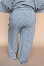 Fleece Polka Dot Pants