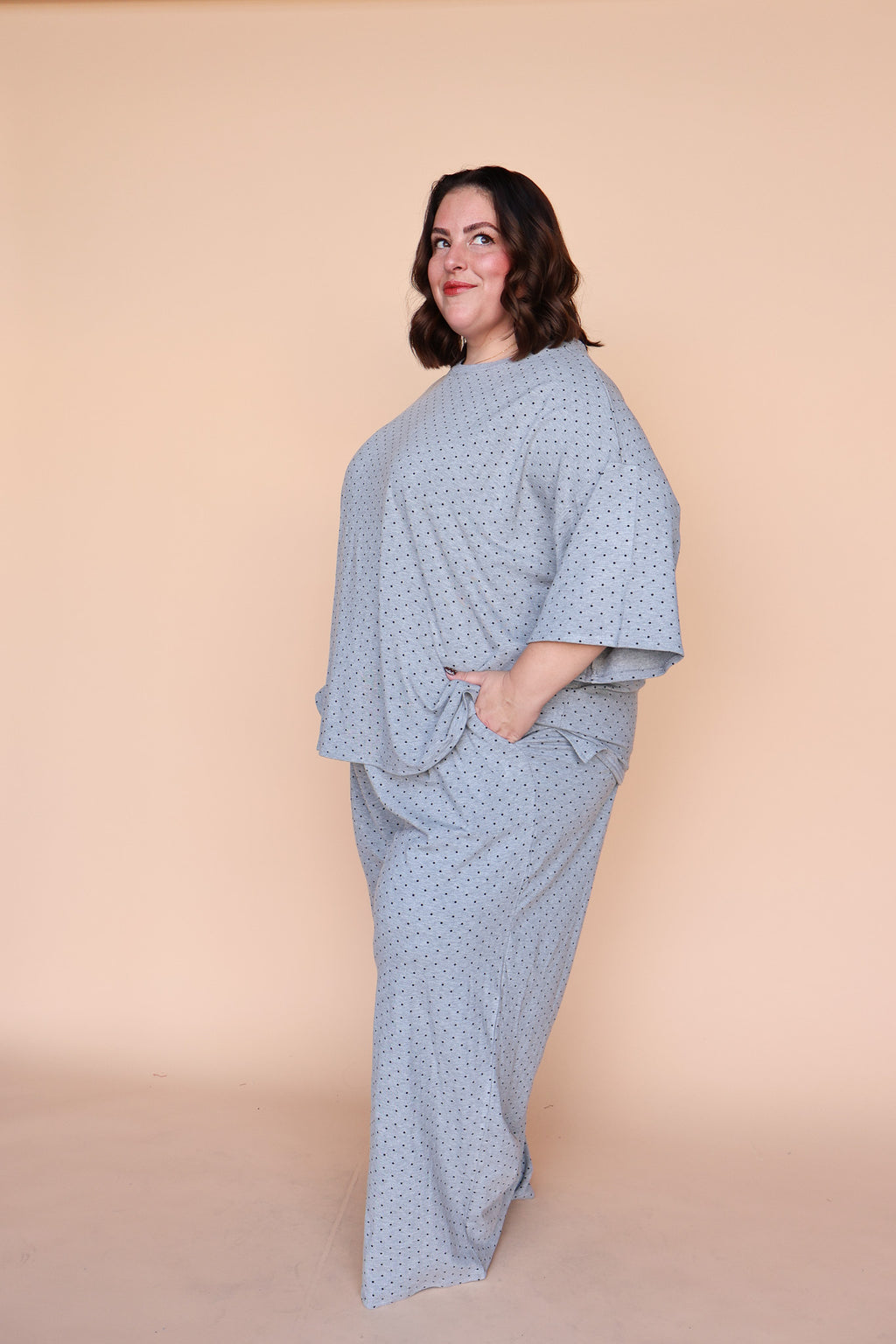 Fleece Polka Dot Pants