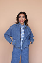 Denim Bomber Jacket