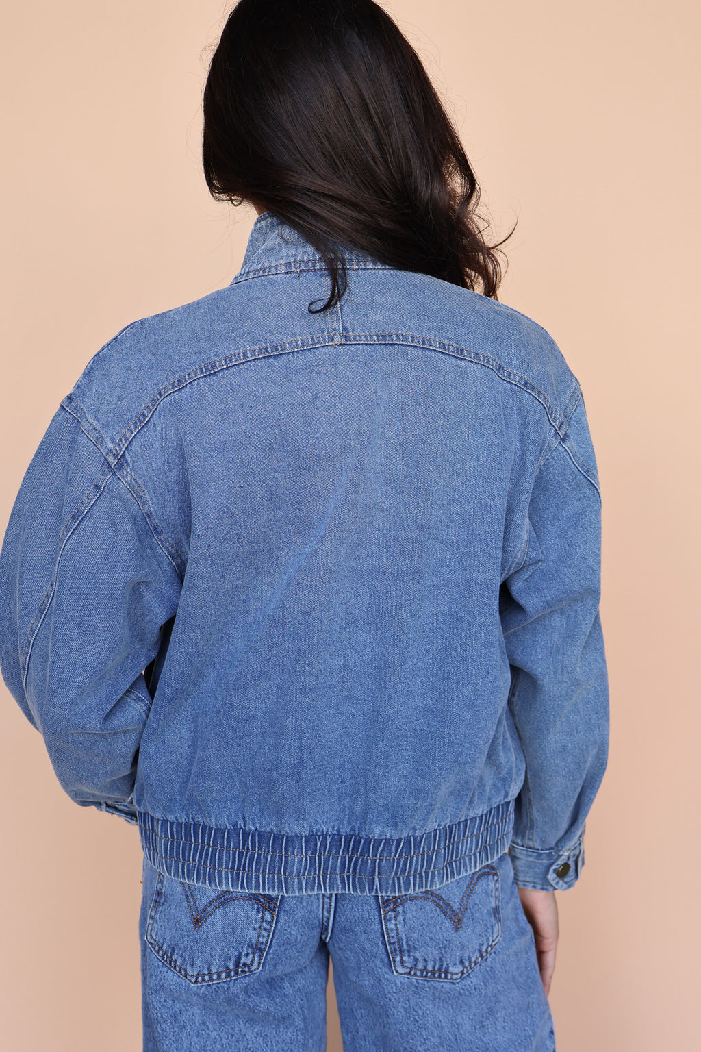 Denim Bomber Jacket