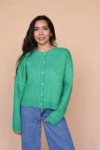 Maren Cardigan in Kelly Green