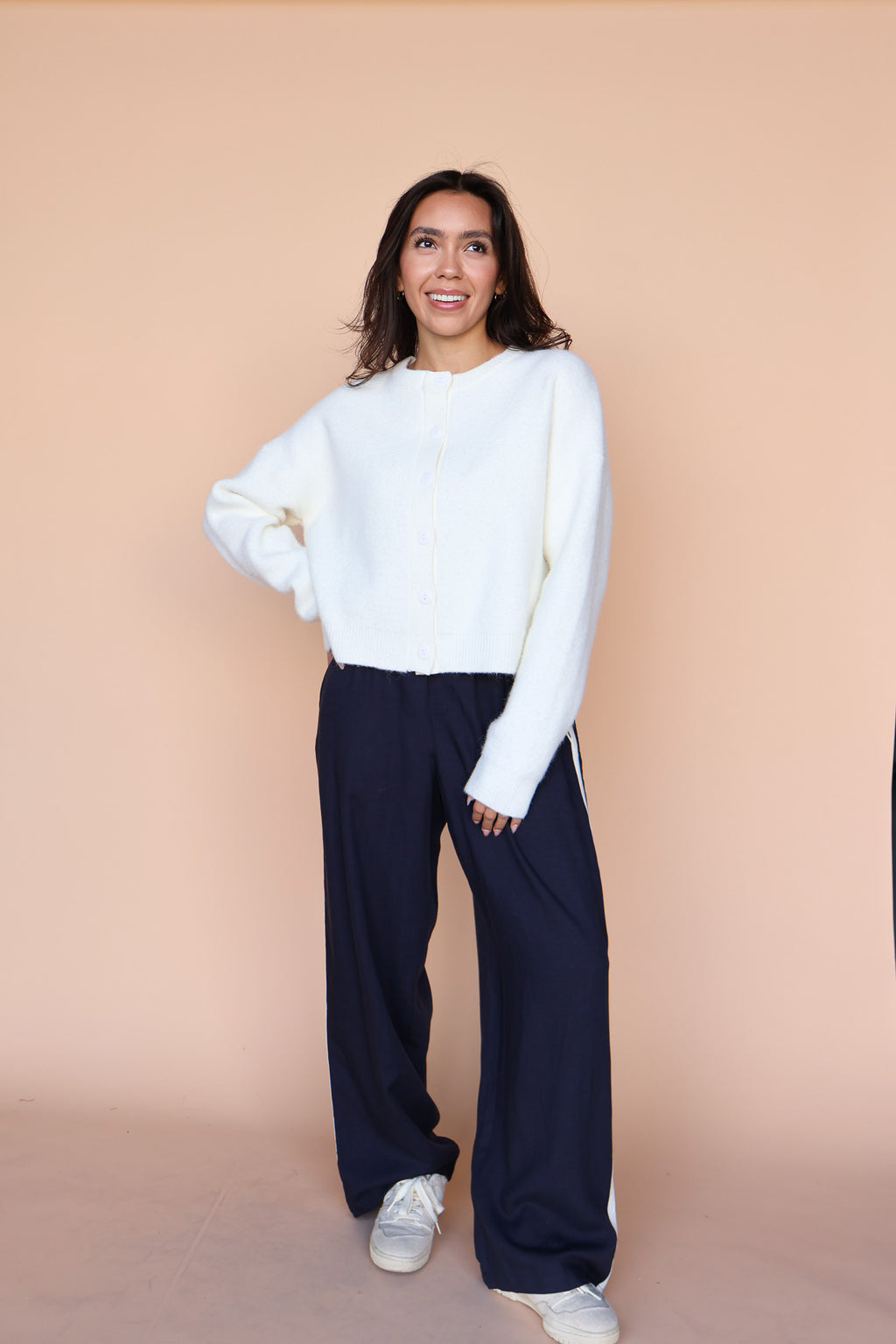 Maren Cardigan in Ivory