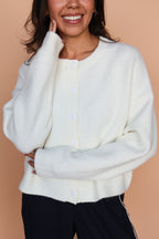 Maren Cardigan in Ivory