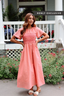Margot Maxi in Coral