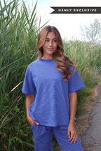 Porter Fleece Stripe Tee