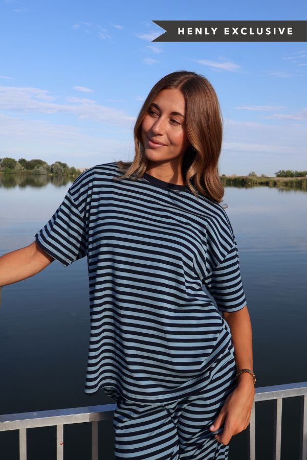 Riley Stripe Tee Main image