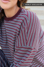 Carson Stripe Long Sleeve in Wine