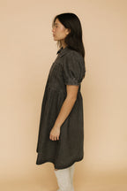 Mabel Zip Front Denim Babydoll