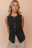 Free People Aimee Vest in Black