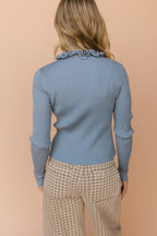 FINAL SALE - Kelsey Ruffle Cardigan