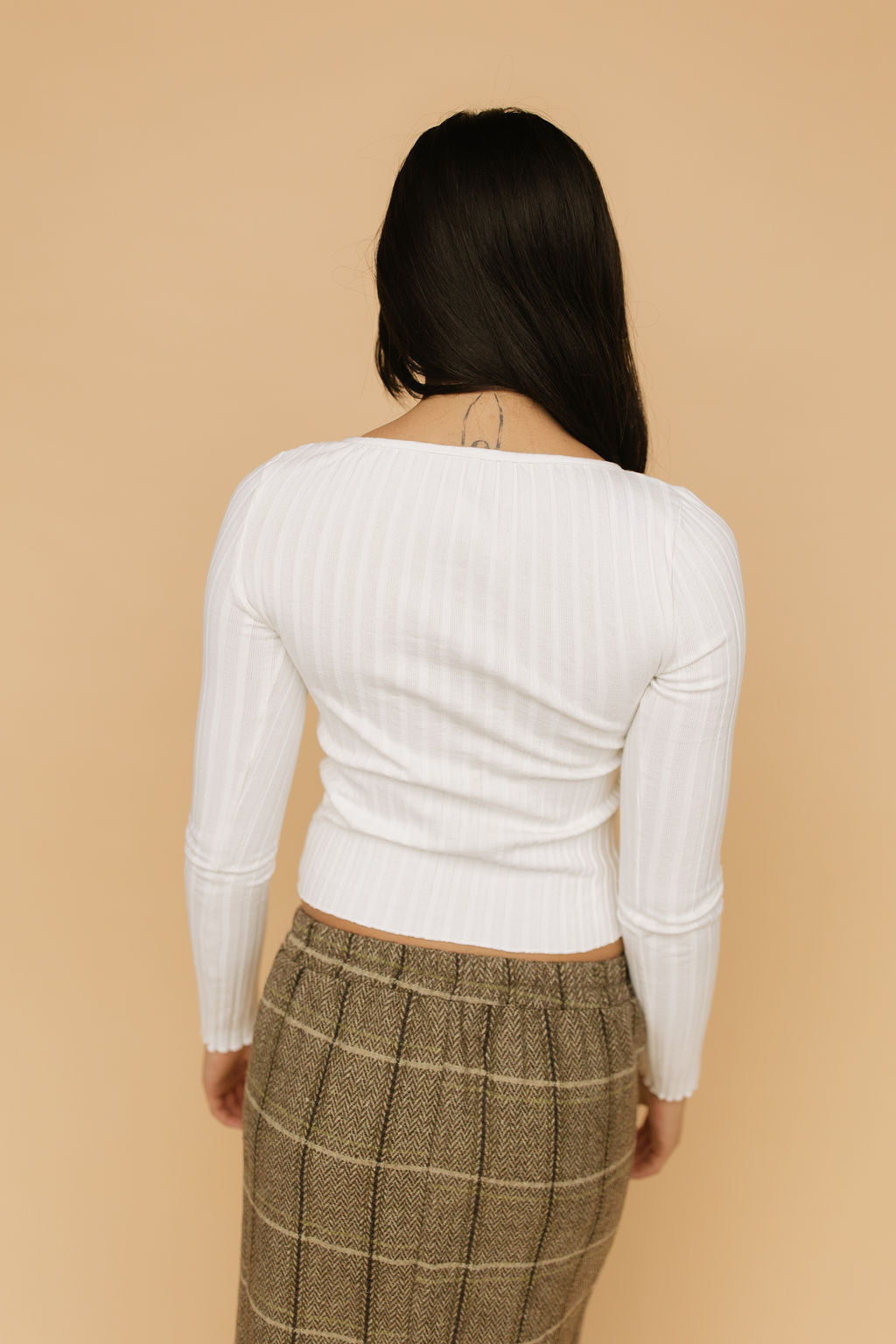 FINAL SALE - Free People Tilly Long Sleeve Cardi in Ivory