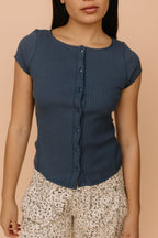 Free People Most Wanted Cardi in Navy
