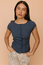 Free People Most Wanted Cardi in Navy