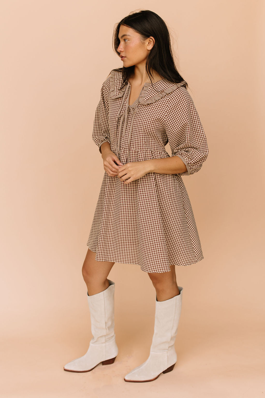 Louisa Gingham Dress Secondary image