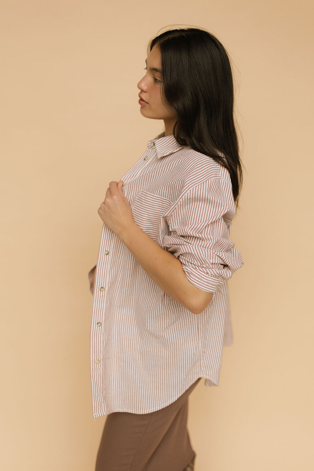 FINAL SALE - Jovie Stripe Button Down Secondary image